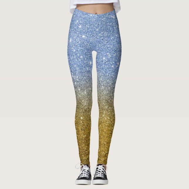 Leggings Purpurinas grises modernos (Anverso)