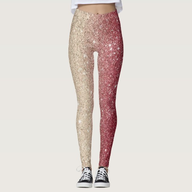 Leggings Purpurinas grises modernos (Anverso)