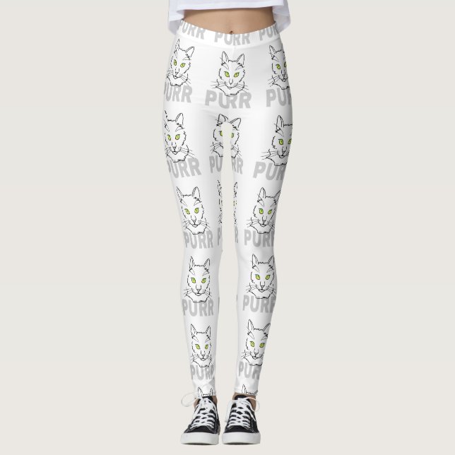 Leggings Purr de gato (Anverso)