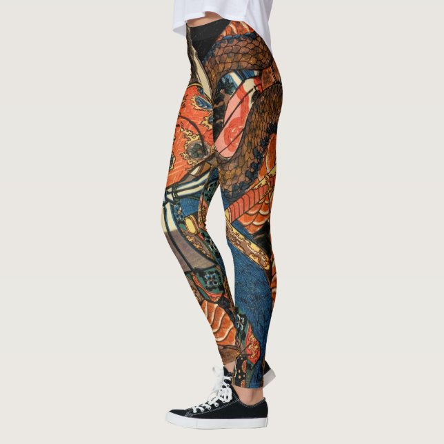 Leggings Python de lucha de los samurái japoneses (Izquierda)