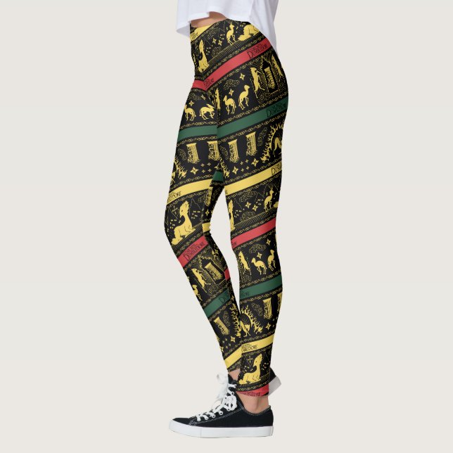 Leggings Qilin Layered Pattern (Izquierda)