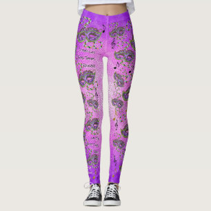 Leggings Que Pasen Los Buenos Tiempos - Mardi Gras
