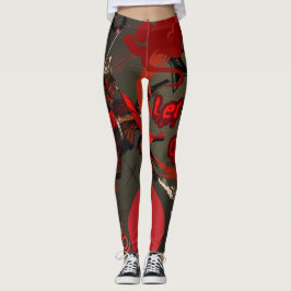 Leggings Que vengan, guerrero samurai japonés