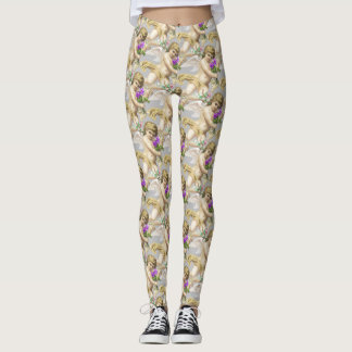 Leggings Querubines de Oro Gris
