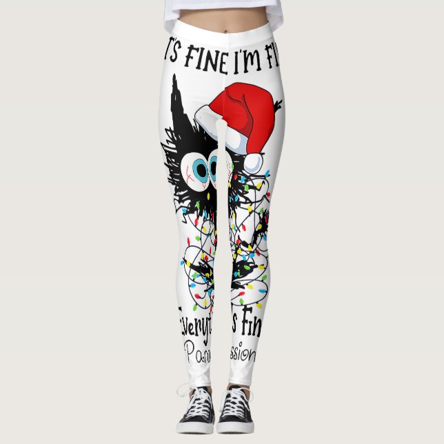 Leggings Quiero Hipopótamo Para Navidades Xmas Hippo T-S (Anverso)