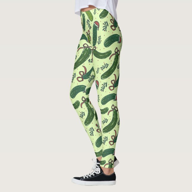 Leggings Quirky Navidades festivos modelo de picaduras (Izquierda)