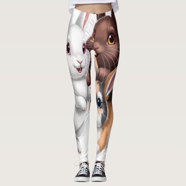 Leggings Rabbit family  (Anverso)