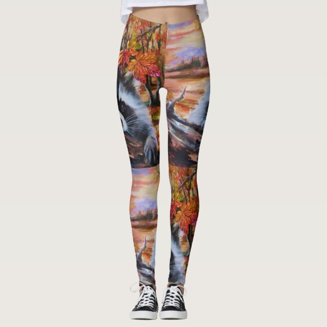 Leggings Raccoon Fall (Anverso)