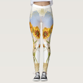 Leggings Radiación dorada