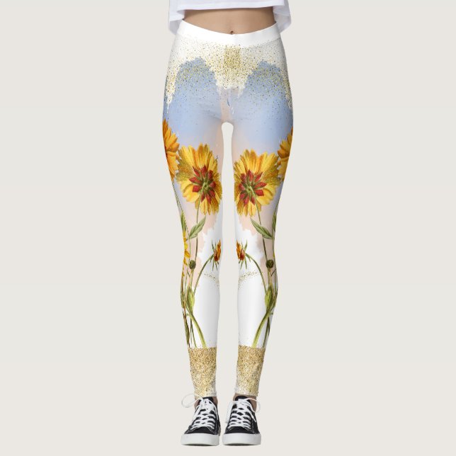 Leggings Radiación dorada (Anverso)