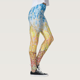 Leggings Radiant Bloom Sunflower