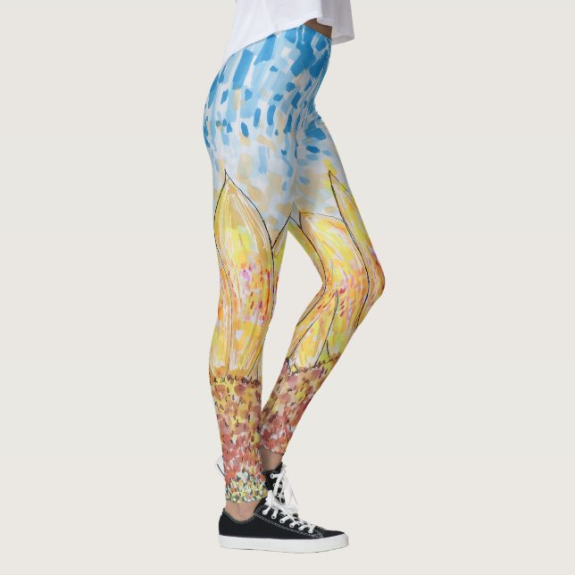 Leggings Radiant Bloom Sunflower (Derecha)