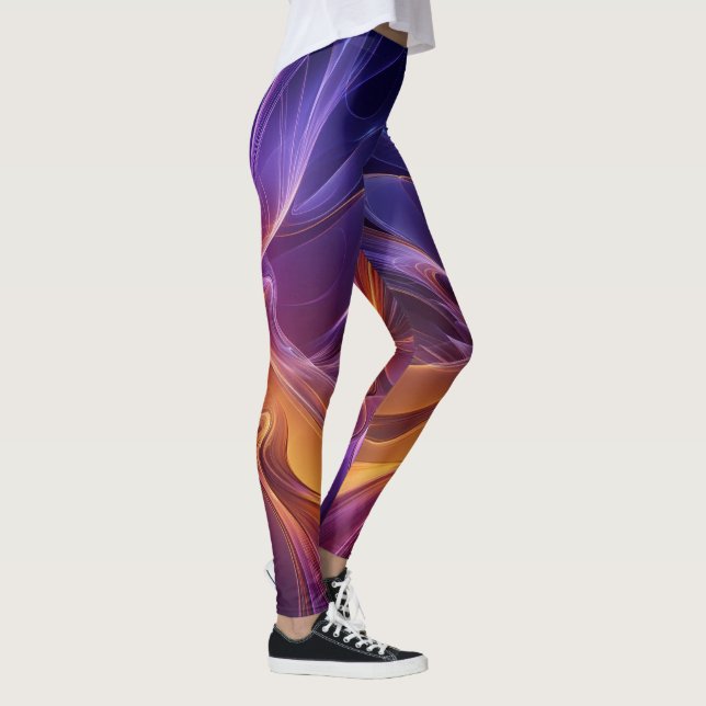 Leggings Radiant orange purple (Derecha)