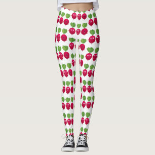 Leggings Radios cortos cantando verduras personalizados del