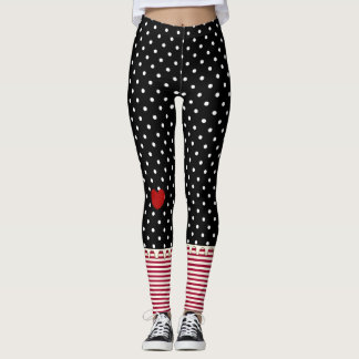 Leggings Rag Doll Polka Dots, Stripes y Corazones