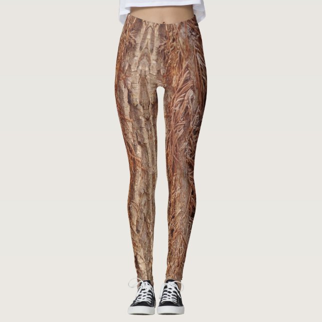 Leggings raíces de hiedra venenosa en tronco de árbol (Anverso)