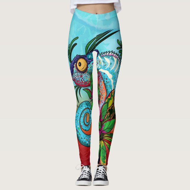 Leggings Rainbow Chameleon (Anverso)