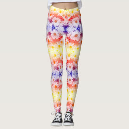 Leggings Rainbow Daisies