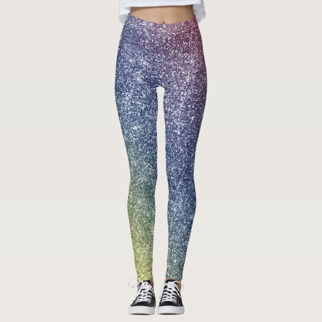 Leggings Rainbow Glitter  (Anverso)