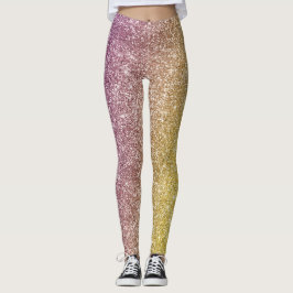 Leggings Rainbow Glitter