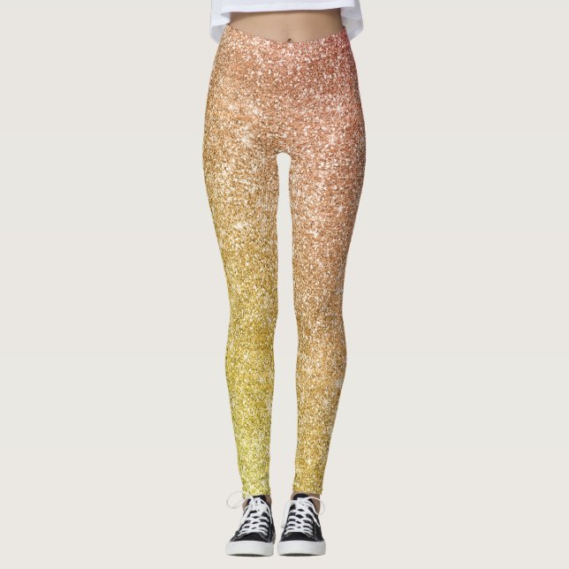 Leggings Rainbow Glitter  (Anverso)
