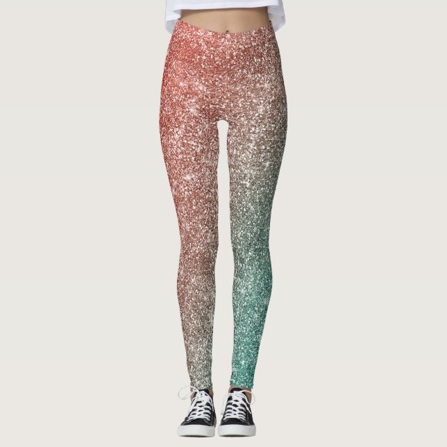 Leggings Rainbow Glitter  (Anverso)