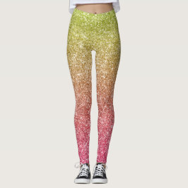 Leggings Rainbow Glitter