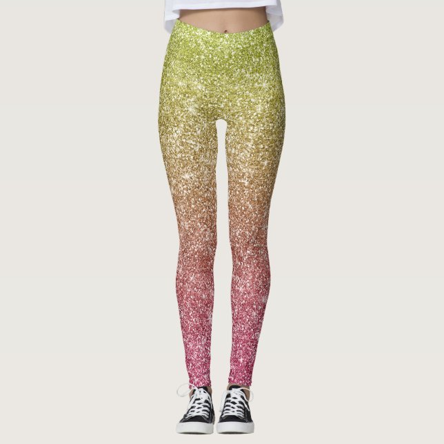 Leggings Rainbow Glitter  (Anverso)