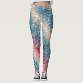 Leggings Rainbow Glitter