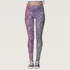 Leggings Rainbow Glitter