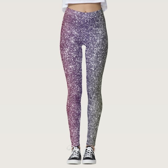 Leggings Rainbow Glitter  (Anverso)