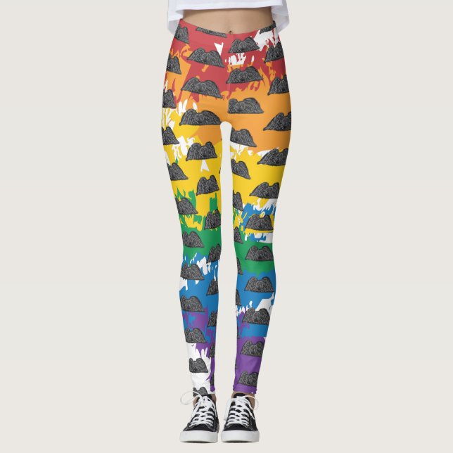 Leggings Rainbow Memento Mori (Anverso)