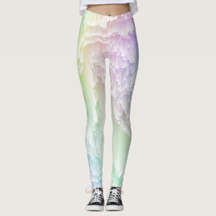 Leggings Rainbow Rain Glitch