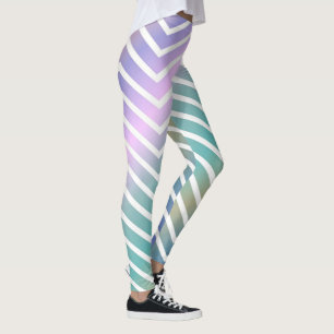 Leggings Rainbow Zigzags