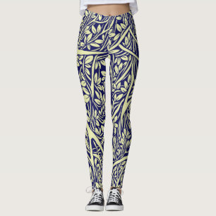 Leggings Ramas de época: Patrón de árbol entrelazado