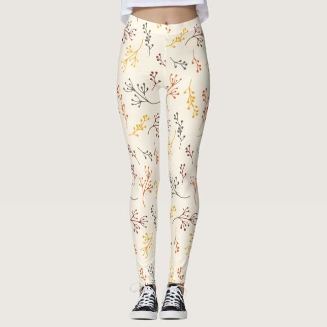 Leggings Ramas de otoño (Anverso)