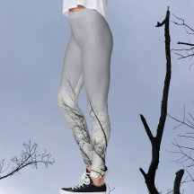 Ramas Silueta Negra Cielo Gris