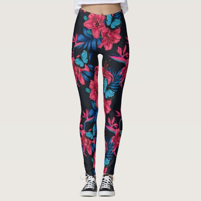 Leggings Ramo tropical (Anverso)