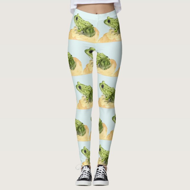 Leggings Rana verde (Anverso)
