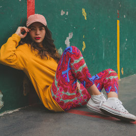Leggings Ranas Astrales - Piernas Guay