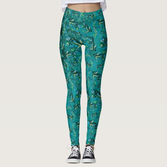 Leggings Ranas de árbol - Piernas Gulaga (Anverso)