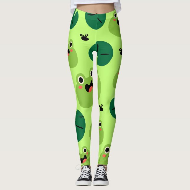 Leggings Ranas divertidas (Anverso)