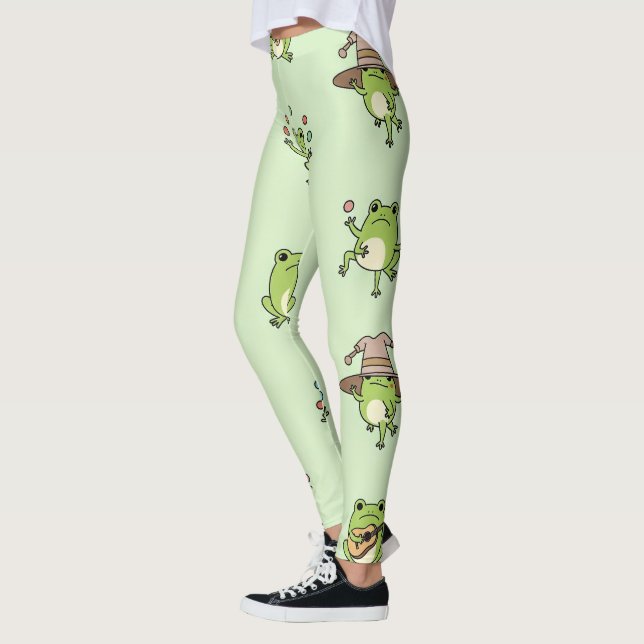 Leggings Ranas Divertidas en Acción (Izquierda)