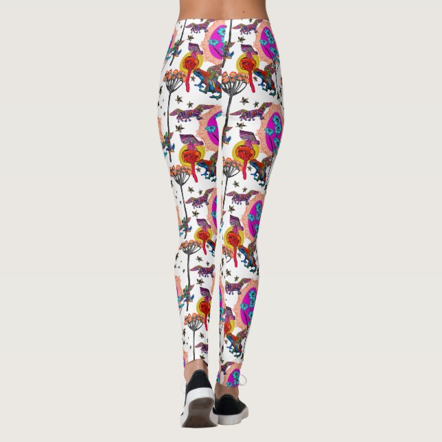 Leggings Ranas voladoras coloridas (Reverso)