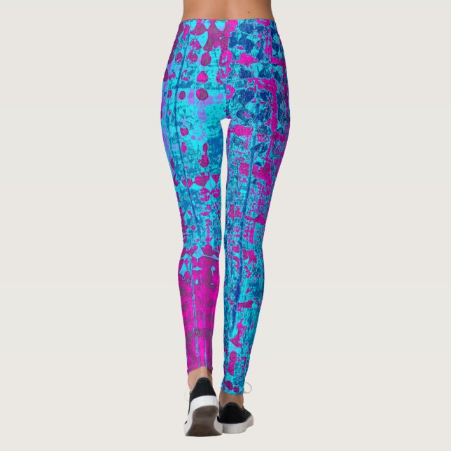 Leggings Raspberry azul (Reverso)