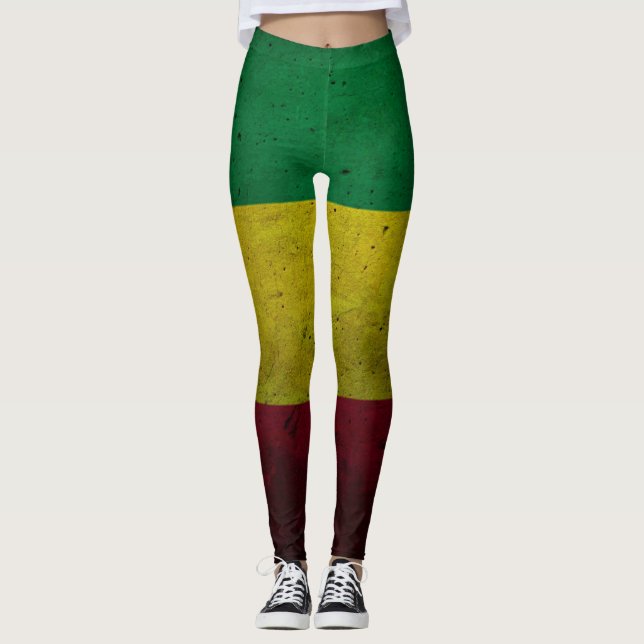 Leggings Rastafara Power - Rasta yoga reggae ginebra de (Anverso)