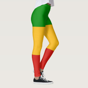 Leggings RASTAFARI FLAG COLORES franjas + tus ideas