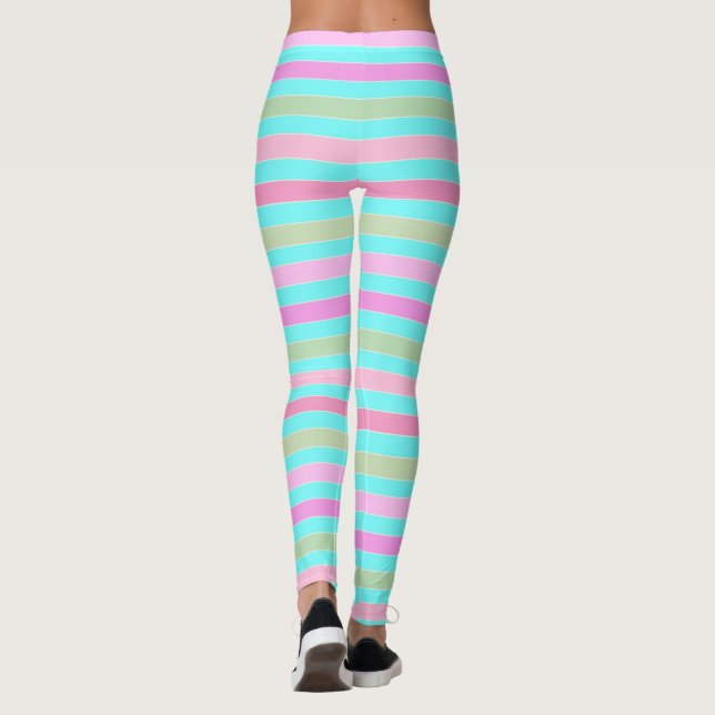 Leggings Rastreo, turquesa (Reverso)