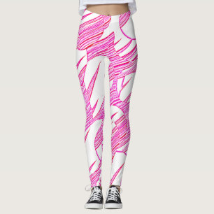 Leggings "Ratti_Creative_Arts" especial blanco rosado