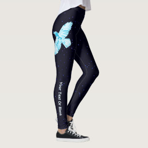 Leggings Raven Azul Sobre Las Estrellas
